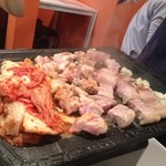 鶏魂 - 鶏ぎょぷさると豚ぎょぷさる1人前ずつでこのボリュームです！