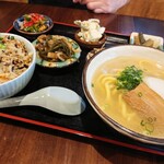 そば処 よもぎ家 - 半そば定食