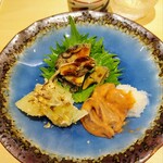 鮨と地酒 じょっぱり - 三点盛り