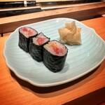 鮨 波やし - ・トロタク巻き［by pop_o］