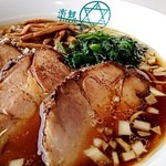 楽観 - チャーシュー、アップ