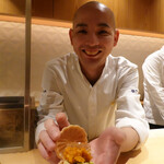 銀座 しのはら - フォアグラ最中