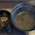 鮨 三心 - 赤だし