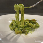 カーサ・デル・チーボ - 青螺貝と蕾菜のトレネッテのジェノヴェーゼ