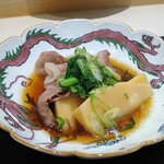 SUSHI HARU - 牛肉と竹の子