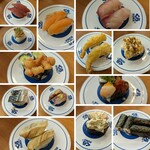無添くら寿司 - 合計13皿、腹いっぱいじゃね（笑）