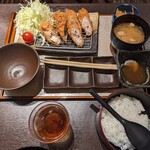 Tonkatsu Mahoroba - 三種のミルフィーユカツ膳¥1480-