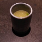 焼鳥吉峰 - 鶏白湯スープ