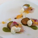 イル プレージョ - ヒラマサのマリネ　柑橘の香り