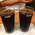 ドトールコーヒーショップ 堺東店 - H.25.7.14.昼 アイスコーヒーM @250円×2