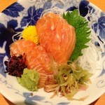 お酒・お惣菜・和食 竜田屋 - H.25.07.14.夜 サーモンお造り