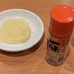 日高屋 - 一味とニンニク、あと取り皿を所望