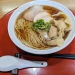 ラーメン おこじょ - ふきのとう春のワンタン中華そば