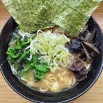 巓 - 20221123並ラーメン＋のり･きくらげ増し、ほうれん草＆ねぎハーフ増し