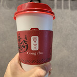 ゴンチャ - ホット黒糖ミルクブラックティー(M)❗️