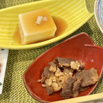 ジャパニーズダイニング 和振 - 和振ランチ・椿（豚角煮）(\1,980) 豆乳豆腐・牛しぐれ煮