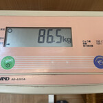 Komedako Hiten - 86.50kgとかなりリバウンド！