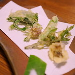 旅舎右馬允 - 菜蔬（あをもの）精進揚（しやうじんあ）げ