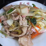 万福食堂 - 肉野菜炒めアップ