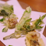 旅舎右馬允 - 菜蔬（あをもの）精進揚（しやうじんあ）げ