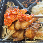 わ楽 - 家にあったキムチを添えて