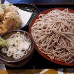 Minatoan - あさりと菜の花のかき揚げつけ天(大)910円