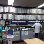 さか本そば店 - メニューをガン見して