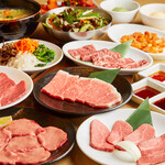 Kuroge Wagyuu Yakiniku Karakuniya - 4500円のコース