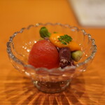 日本料理 たかむら - アメーラトマト　蛍烏賊