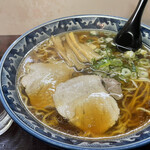 日の出食堂 - 正油ラーメン550円