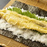 Ginshu Kairaku Kazu - 穴子一本天巻寿司