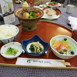 Wafuu Ryourihana Fubuki - 陶板ハンバーグ定食