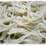 遊里庵 - 牡丹そば　　透明で色艶がいい色白、細打ち