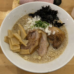 Niboshi Ramen Kawamura - 背あぶら煮干らーめん 1,000円