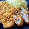 とん八 - 明太もちーズとポテサラ肉巻き&とんかつ膳