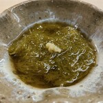 日本橋蛎殻町 すぎた - 美しすぎるもずく。度肝抜かれた