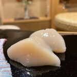 日本橋蛎殻町 すぎた - ホタテちゃんかわいかった