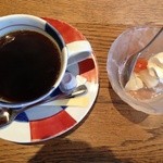 デザートとコーヒー