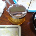 松葉茶屋 - コーヒーシュガーだったことに感心しました