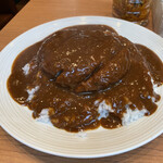 カレーハウス キラリ - ランチのメンチカツ乗せ