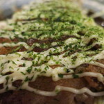 Okonomiyaki Teppanyaki Sharaku - マヨネーズ・青海苔