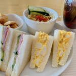 サンドイッチとカフェ PANDA - Ａセット　550円