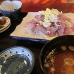 食事処 池田 - 鯵たたき定食　1000円