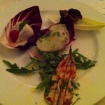 ナポリ、アマルフィ料理 Ti picchio - ズッキーニのスカベーチェ、モッツァレラチーズのカプレーゼ、イワシのマリネ、真蛸とセロリのサラダ