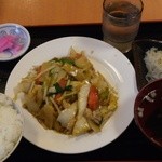 Menshubou Fukurin - 肉野菜炒め定食￥500