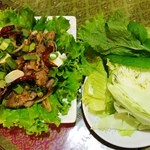 いなかむら - タップ・ワーン1,200円　定番レバーサラダ