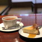Ocha Totetsubin Engawa - コーニッシュチーズケーキと紅茶（ディンブラペディアガラ）