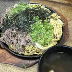 お好み焼き レイ - ▪️最後の「だしそば」¥1.500［by pop_o］