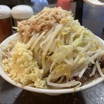 ぶたけん。 - ラーメン(ニンニク,アブラ)