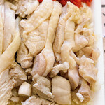 まるか - ハイナンチキンライス（カオマンガイ）の蒸し鶏